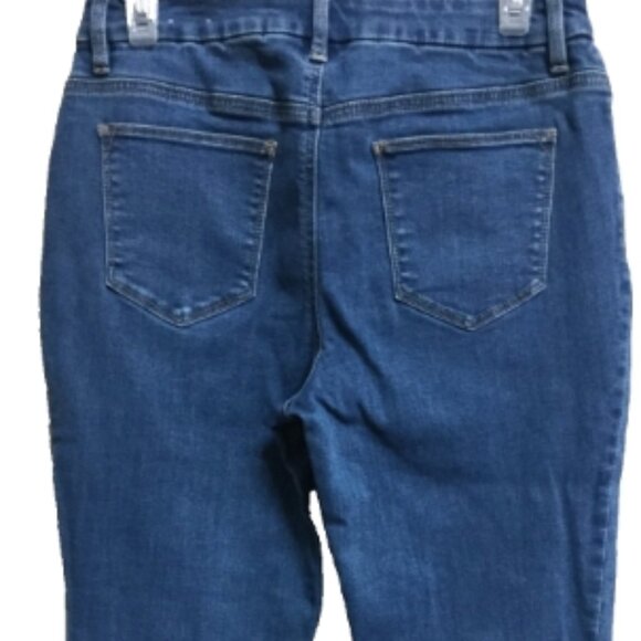 Chico's Siz 0 traditional Size 4 Perfect Stretch Girlfriend Ankle Jeans Slim Leg - Picture 2 of 7